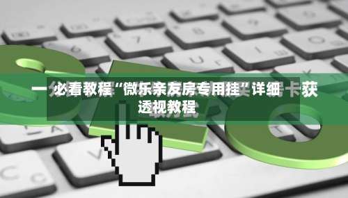 必看教程“微乐亲友房专用挂”详细透视教程-第2张图片