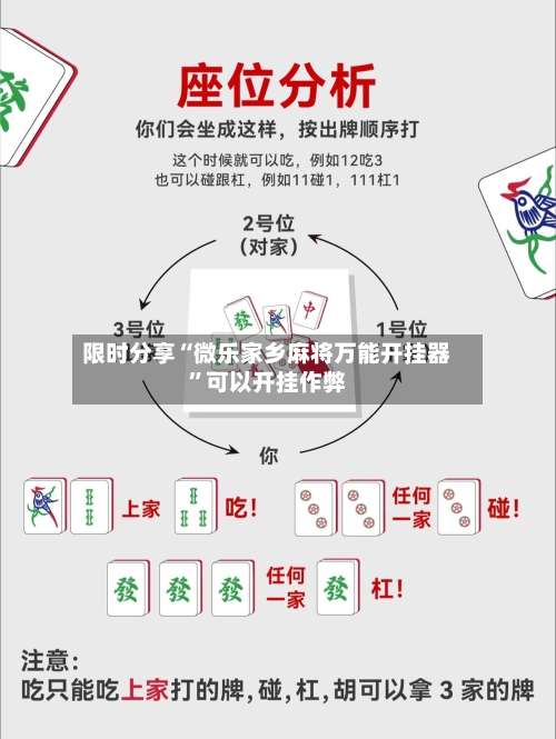 限时分享“微乐家乡麻将万能开挂器”可以开挂作弊-第3张图片