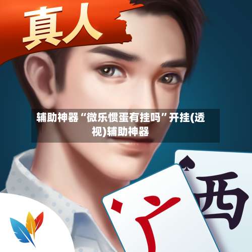 辅助神器“微乐惯蛋有挂吗	”开挂(透视)辅助神器-第1张图片