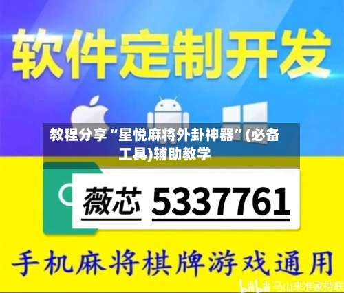 教程分享“星悦麻将外卦神器	”(必备工具)辅助教学-第1张图片