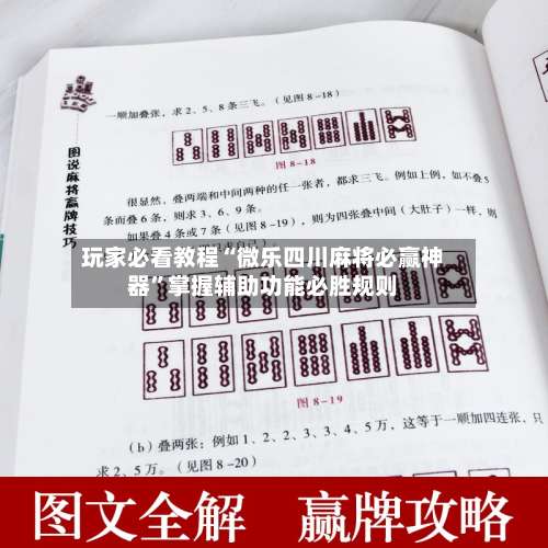 玩家必看教程“微乐四川麻将必赢神器	”掌握辅助功能必胜规则-第1张图片