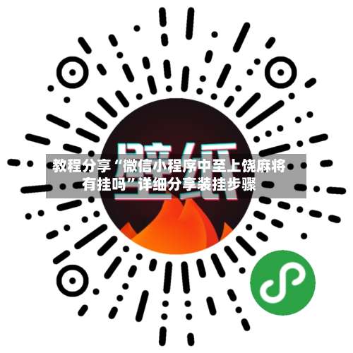 教程分享“微信小程序中至上饶麻将有挂吗”详细分享装挂步骤-第3张图片