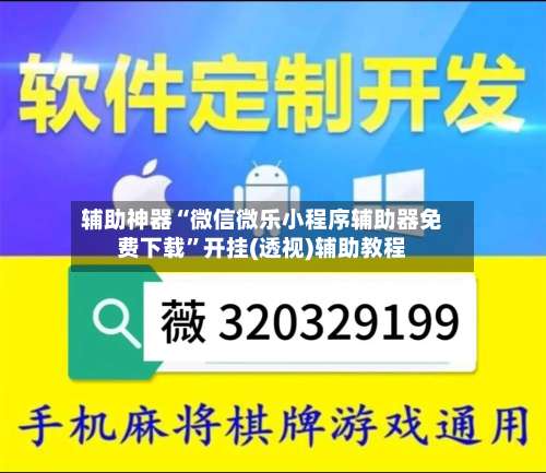 辅助神器“微信微乐小程序辅助器免费下载	”开挂(透视)辅助教程-第1张图片