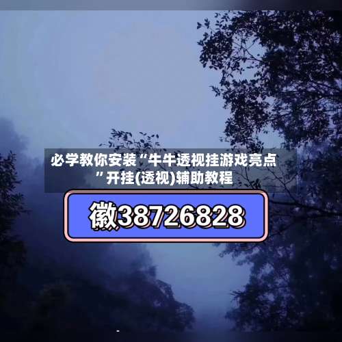 必学教你安装“牛牛透视挂游戏亮点	”开挂(透视)辅助教程-第1张图片