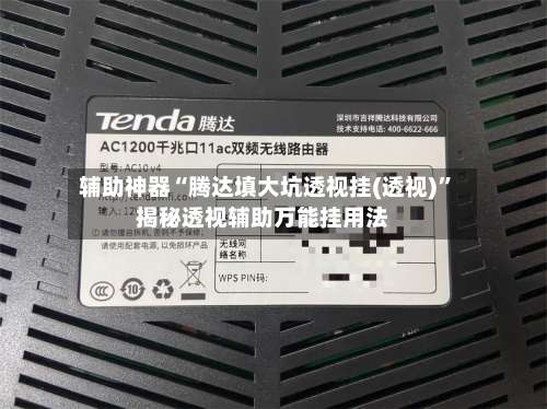 辅助神器“腾达填大坑透视挂(透视)”揭秘透视辅助万能挂用法-第1张图片