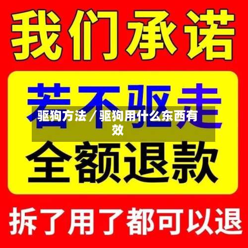 驱狗方法／驱狗用什么东西有效-第3张图片