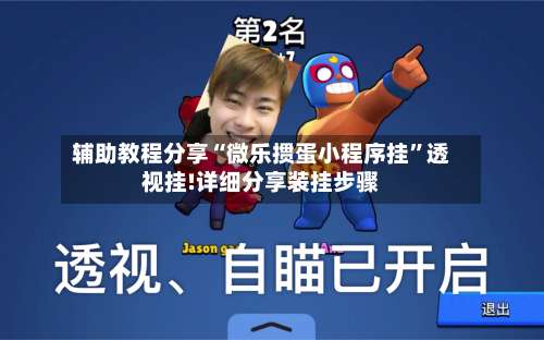 辅助教程分享“微乐掼蛋小程序挂”透视挂!详细分享装挂步骤-第2张图片