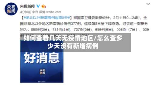 如何查看几天无疫情地区/怎么查多少天没有新增病例-第2张图片