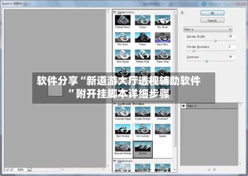 软件分享“新道游大厅透视辅助软件”附开挂脚本详细步骤-第1张图片