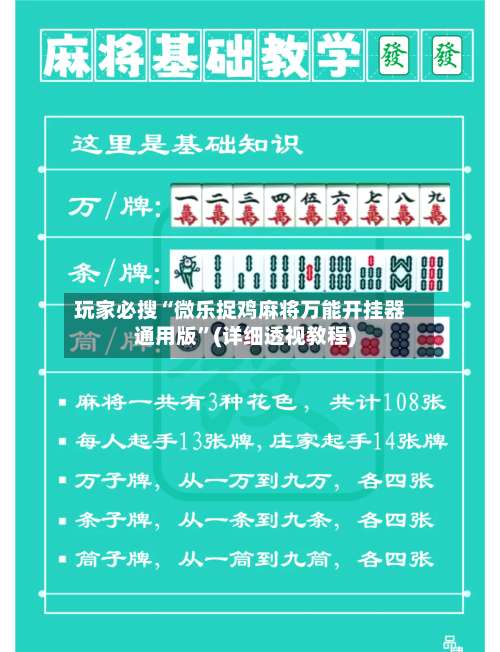 玩家必搜“微乐捉鸡麻将万能开挂器通用版”(详细透视教程)-第1张图片