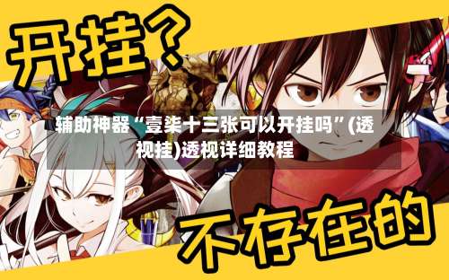 辅助神器“壹柒十三张可以开挂吗”(透视挂)透视详细教程-第3张图片