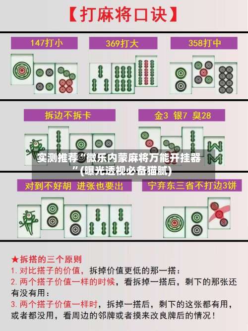 实测推荐“微乐内蒙麻将万能开挂器”(曝光透视必备猫腻)-第1张图片