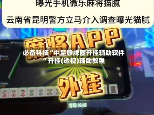 必备科技“中至赣牌圈开挂辅助软件”开挂(透视)辅助教程-第1张图片