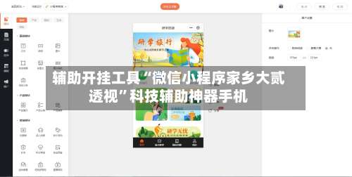 辅助开挂工具“微信小程序家乡大贰透视”科技辅助神器手机-第1张图片