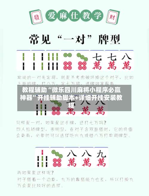 教程辅助“微乐四川麻将小程序必赢神器	”开挂辅助脚本+详细开挂安装教程-第2张图片