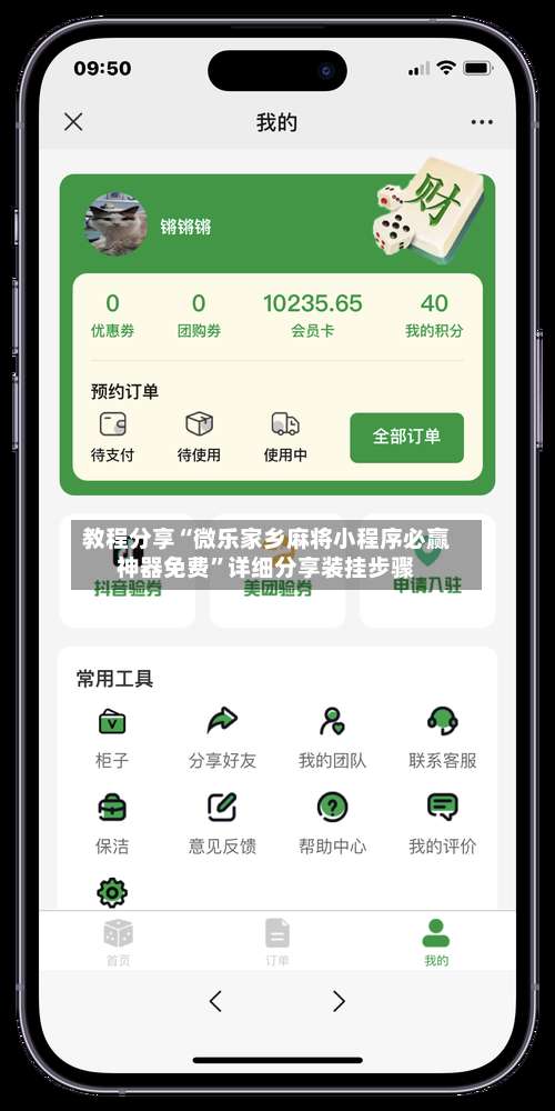教程分享“微乐家乡麻将小程序必赢神器免费”详细分享装挂步骤-第3张图片