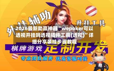 2026最新助赢神器“wepoker可以透视开挂吗透视插件工具(透视)”详细分享装挂步骤教程-第1张图片