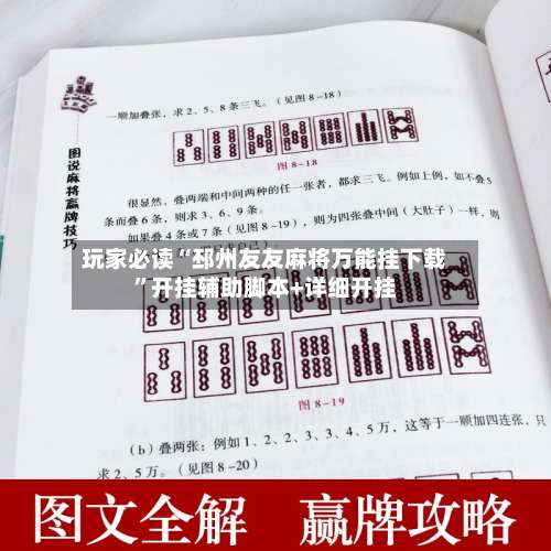 玩家必读“邳州友友麻将万能挂下载”开挂辅助脚本+详细开挂-第2张图片