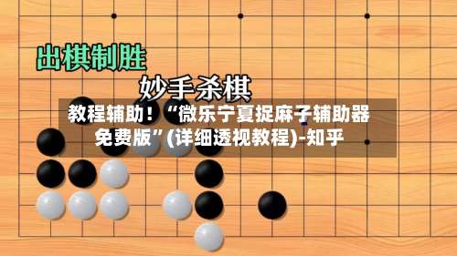 教程辅助！“微乐宁夏捉麻子辅助器免费版”(详细透视教程)-知乎-第2张图片