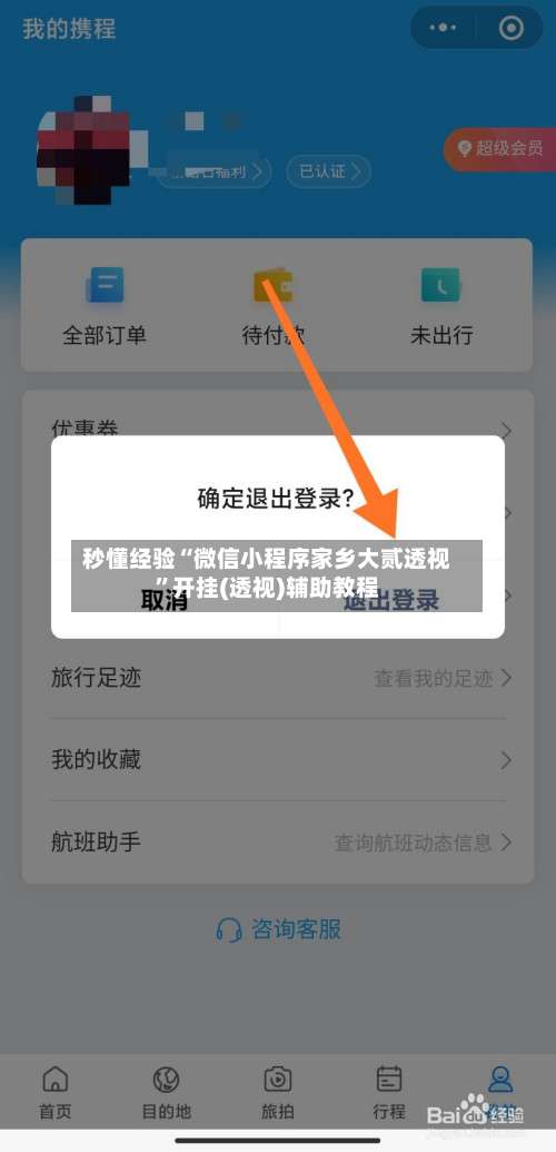 秒懂经验“微信小程序家乡大贰透视”开挂(透视)辅助教程-第2张图片