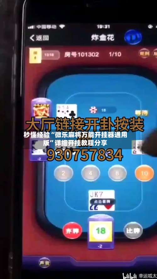 秒懂经验“微乐麻将万能开挂器通用版”详细开挂教程分享-第3张图片
