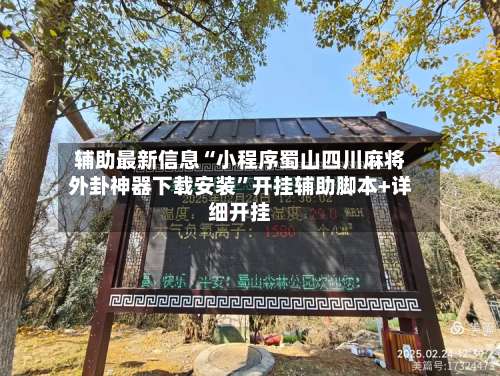 辅助最新信息“小程序蜀山四川麻将外卦神器下载安装”开挂辅助脚本+详细开挂-第3张图片