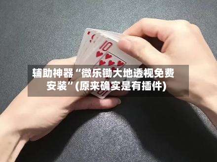 辅助神器“微乐锄大地透视免费安装”(原来确实是有插件)-第2张图片