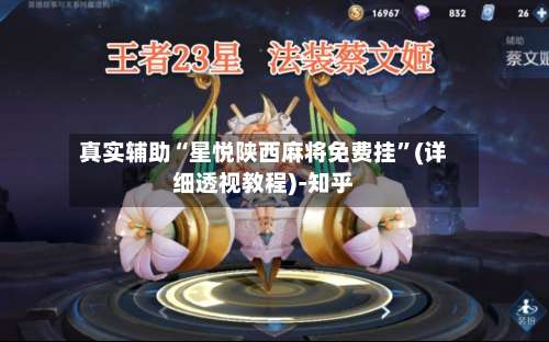 真实辅助“星悦陕西麻将免费挂	”(详细透视教程)-知乎-第2张图片