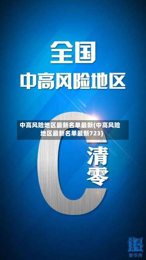 中高风险地区最新名单最新(中高风险地区最新名单最新723)-第1张图片