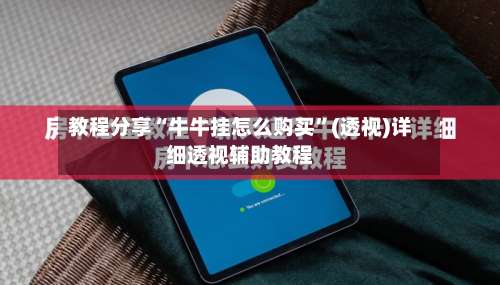 教程分享“牛牛挂怎么购买”(透视)详细透视辅助教程-第1张图片