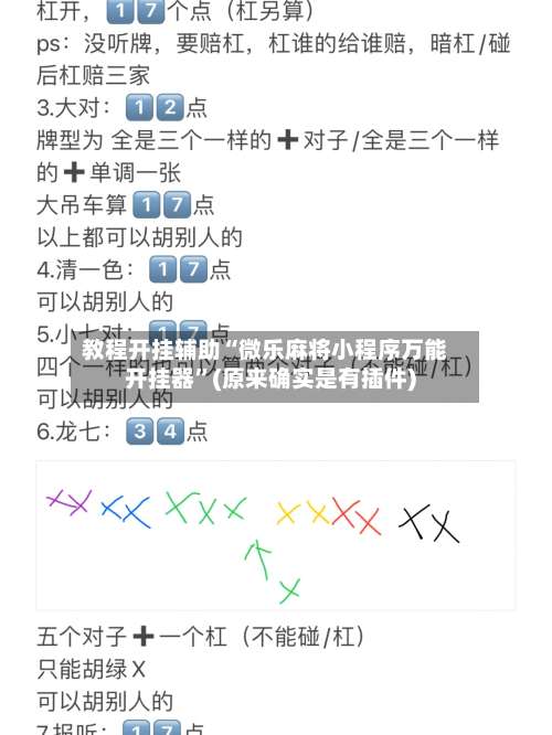 教程开挂辅助“微乐麻将小程序万能开挂器”(原来确实是有插件)-第1张图片