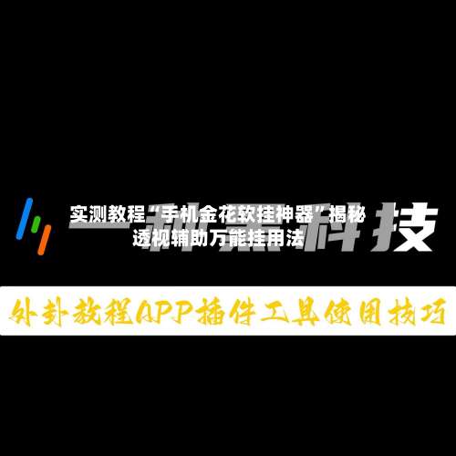 实测教程“手机金花软挂神器	”揭秘透视辅助万能挂用法-第2张图片