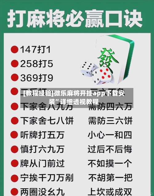 [教程经验]微乐麻将开挂app下载安装”详细透视教程-第2张图片