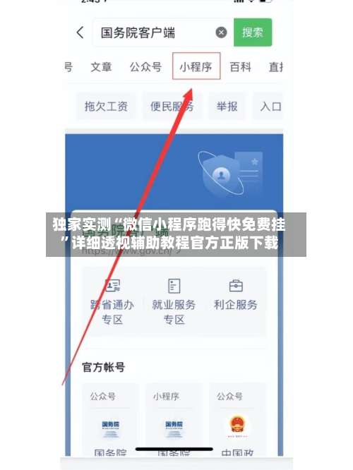 独家实测“微信小程序跑得快免费挂	”详细透视辅助教程官方正版下载-第1张图片
