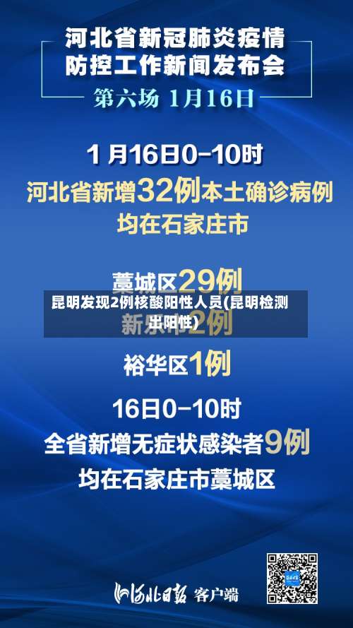 昆明发现2例核酸阳性人员(昆明检测出阳性)-第1张图片