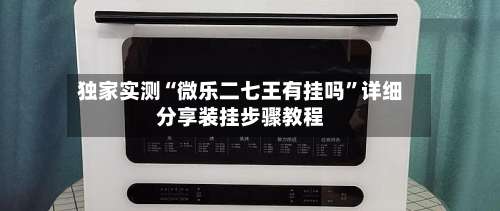 独家实测“微乐二七王有挂吗	”详细分享装挂步骤教程-第1张图片