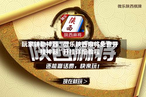 玩家辅助神器“微乐陕西麻将免费开挂神器”开挂详细教程-第2张图片