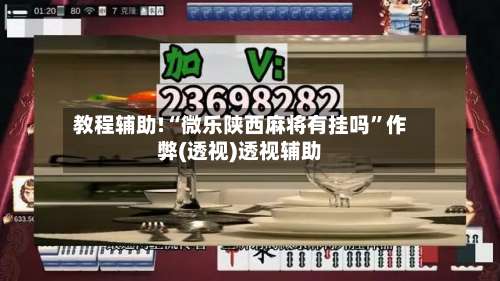 教程辅助!“微乐陕西麻将有挂吗	”作弊(透视)透视辅助-第1张图片