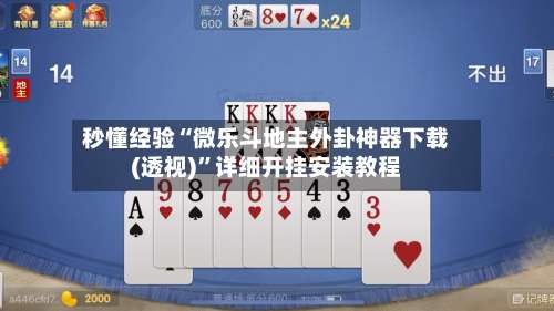 秒懂经验“微乐斗地主外卦神器下载(透视)”详细开挂安装教程-第1张图片
