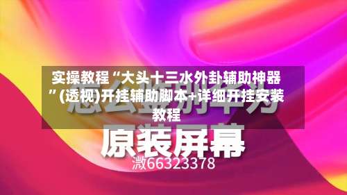 实操教程“大头十三水外卦辅助神器”(透视)开挂辅助脚本+详细开挂安装教程-第1张图片