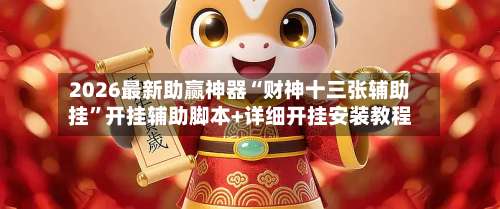 2026最新助赢神器“财神十三张辅助挂”开挂辅助脚本+详细开挂安装教程-第2张图片