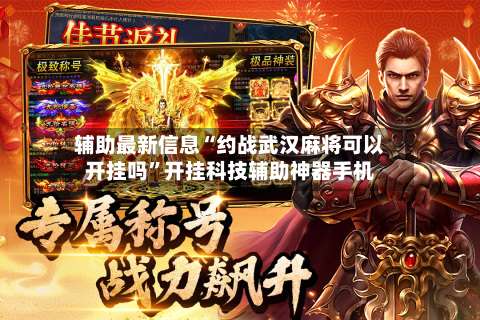 辅助最新信息“约战武汉麻将可以开挂吗”开挂科技辅助神器手机-第1张图片