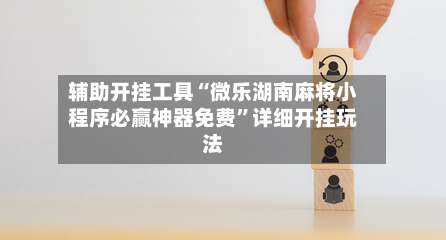 辅助开挂工具“微乐湖南麻将小程序必赢神器免费”详细开挂玩法-第2张图片