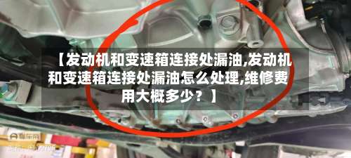【发动机和变速箱连接处漏油,发动机和变速箱连接处漏油怎么处理,维修费用大概多少?】-第1张图片