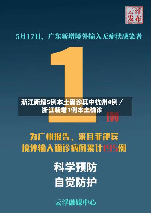 浙江新增5例本土确诊其中杭州4例/浙江新增1例本土确诊-第1张图片