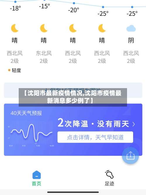【沈阳市最新疫情情况,沈阳市疫情最新消息多少例了】-第1张图片