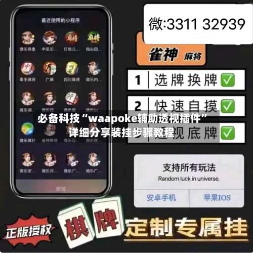 必备科技“waapoke辅助透视插件”详细分享装挂步骤教程-第1张图片