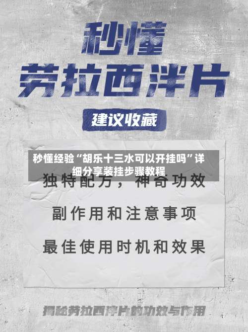 秒懂经验“胡乐十三水可以开挂吗	”详细分享装挂步骤教程-第2张图片