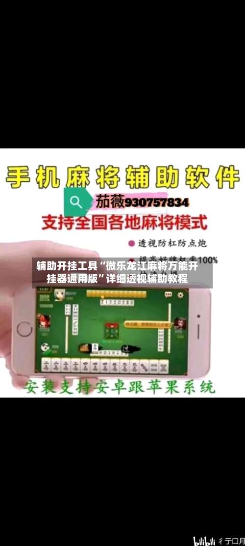 辅助开挂工具“微乐龙江麻将万能开挂器通用版”详细透视辅助教程-第1张图片