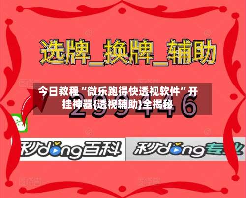 今日教程“微乐跑得快透视软件”开挂神器{透视辅助}全揭秘-第2张图片